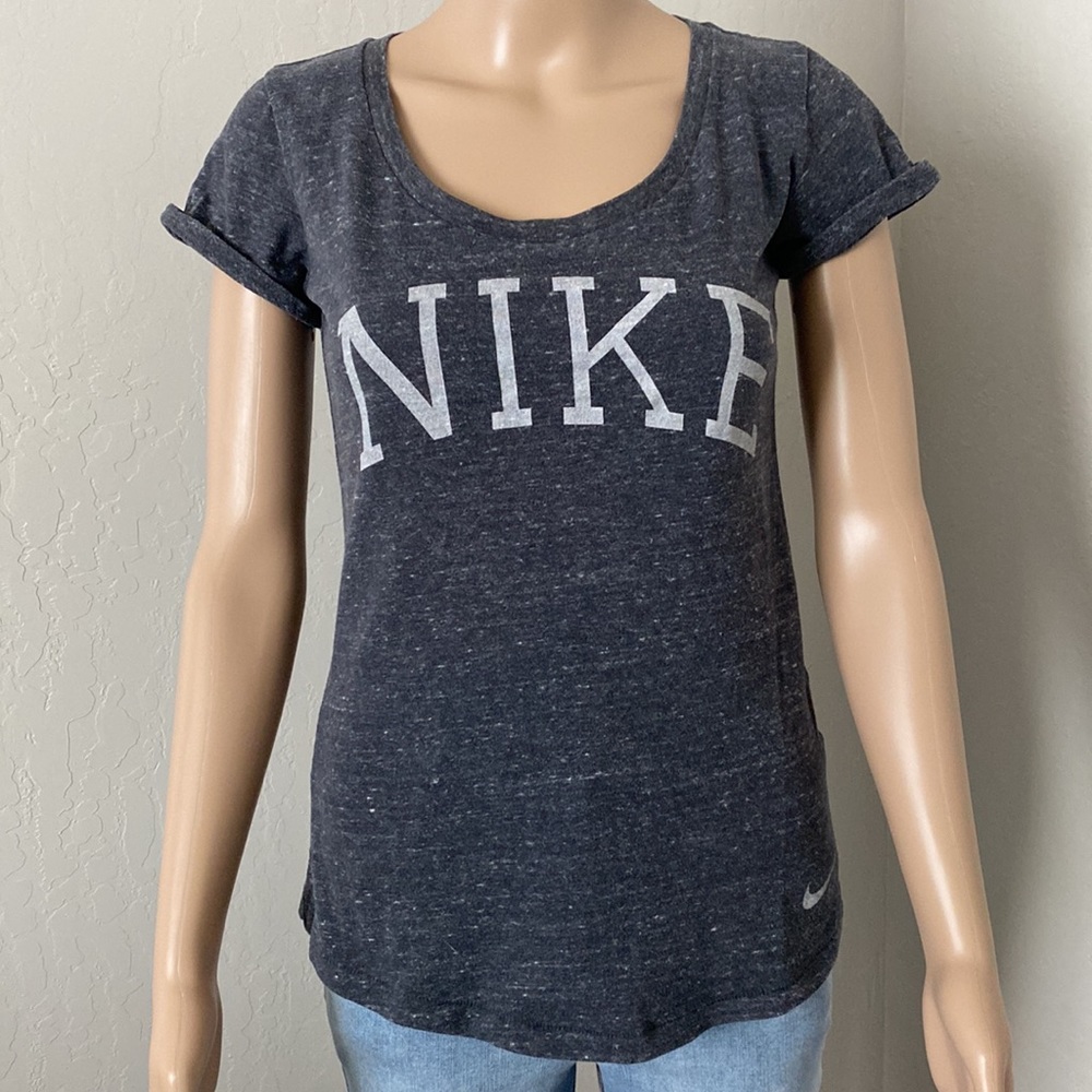 Nike Scoop Neck Women’s Rolled Cuff Sleeve T-Shirt